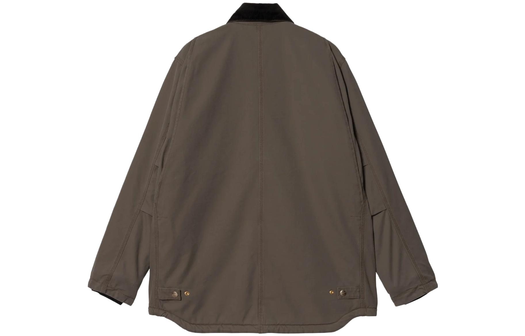 Carhartt WIP Solid Color Zip-Up Collared Long Sleeve Jacket I031227-1S4-02 圖 3