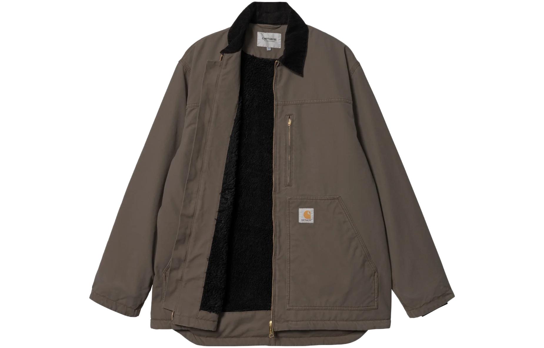 Carhartt WIP Solid Color Zip-Up Collared Long Sleeve Jacket I031227-1S4-02 圖 4