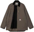 Shop Carhartt WIP Solid Color Zip-Up Collared Long Sleeve Jacket I031227-1S4-02