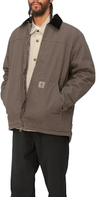 Carhartt WIP Solid Color Zip-Up Collared Long Sleeve Jacket I031227-1S4-02 Cheap Carhartt WIP Solid Color Zip-Up Collared Long Sleeve Jacket I031227-1S4-02