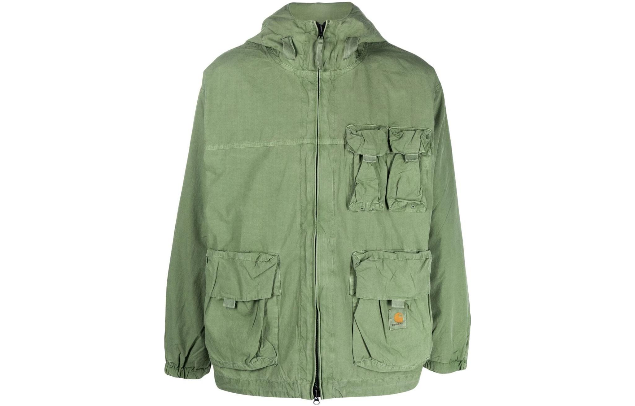 Carhartt WIP Solid Color Zip-Up Hooded Jacket I030020667GD