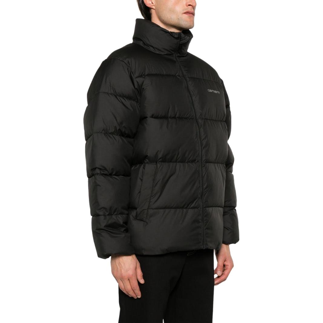 Purchase Carhartt WIP Jaket Hitam Solid Warna Lengan Panjang dengan Resleting. I032262-1SJ-XX