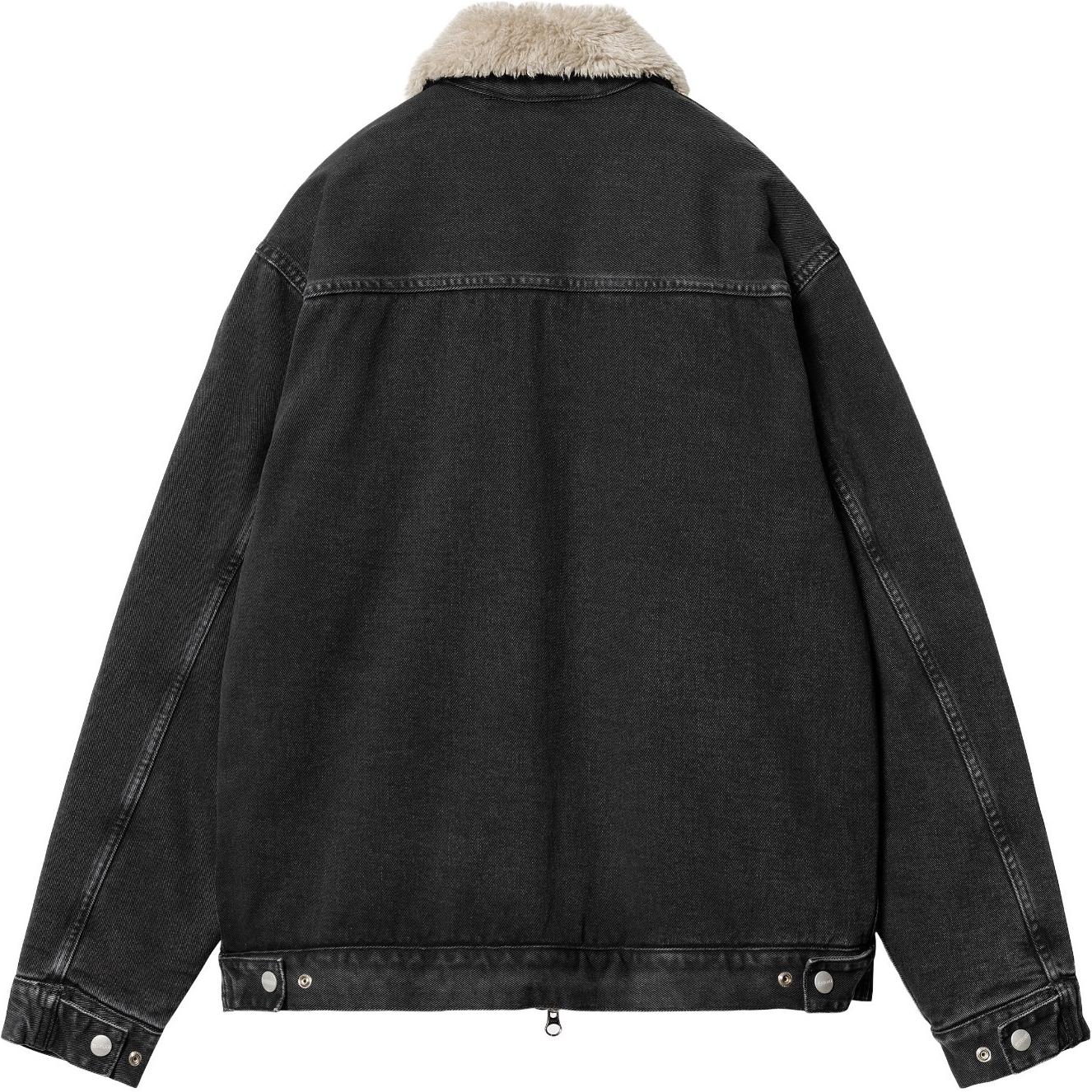 Shop Carhartt WIP Jaket Lengan Panjang Zip Poket Unisex Hitam. I0337652-JQ06