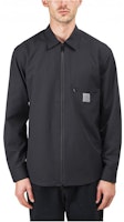 Carhartt WIP Solid Color Zip Shirt Black I028355 Carhartt WIP Solid Color Zip Shirt Black I028355