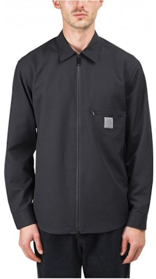 Carhartt WIP Solid Color Zip Shirt Black I028355 Buy Carhartt WIP Solid Color Zip Shirt Black I028355