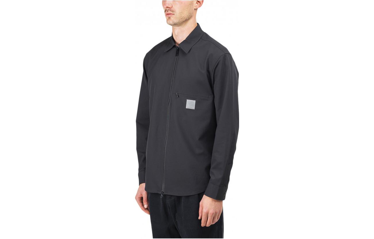 Lookbook Carhartt WIP Solid Color Zip Shirt  Black I028355