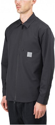 Carhartt WIP Solid Color Zip Shirt Black I028355 Lookbook Carhartt WIP Solid Color Zip Shirt Black I028355