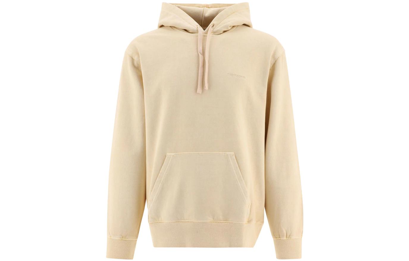 Carhartt WIP Solid Cotton Hoodie Light Brown I0306370VYFQ