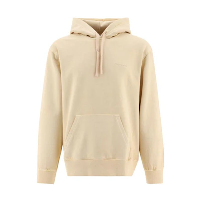 Carhartt WIP Solid Cotton Hoodie Light Brown I0306370VYFQ