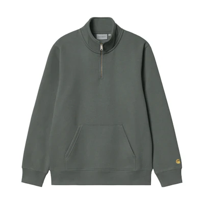 Carhartt WIP Solid Half-Zip Long-Sleeve Sweatshirt Green I027038-0SN-XX