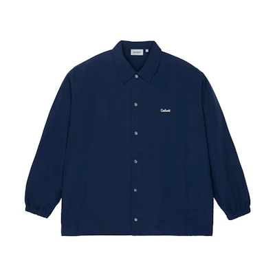 Carhartt WIP Solid Logo Coach Jacket Blue () A221023-0138-01