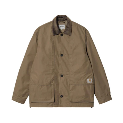 Carhartt WIP Solid Logo Corduroy Collar Jacket Men’s I031355-1DD-XX