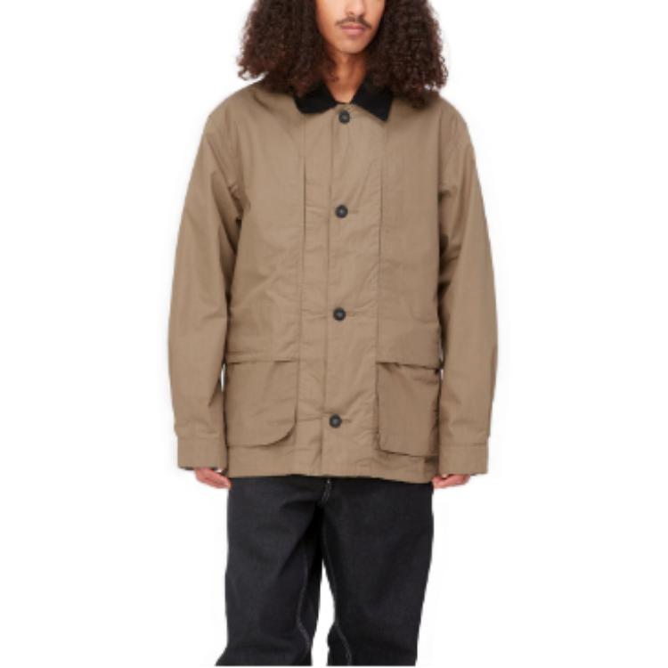 Carhartt WIP Solid Logo Corduroy Collar Jacket Men’s I031355-1DD-XX 圖 5