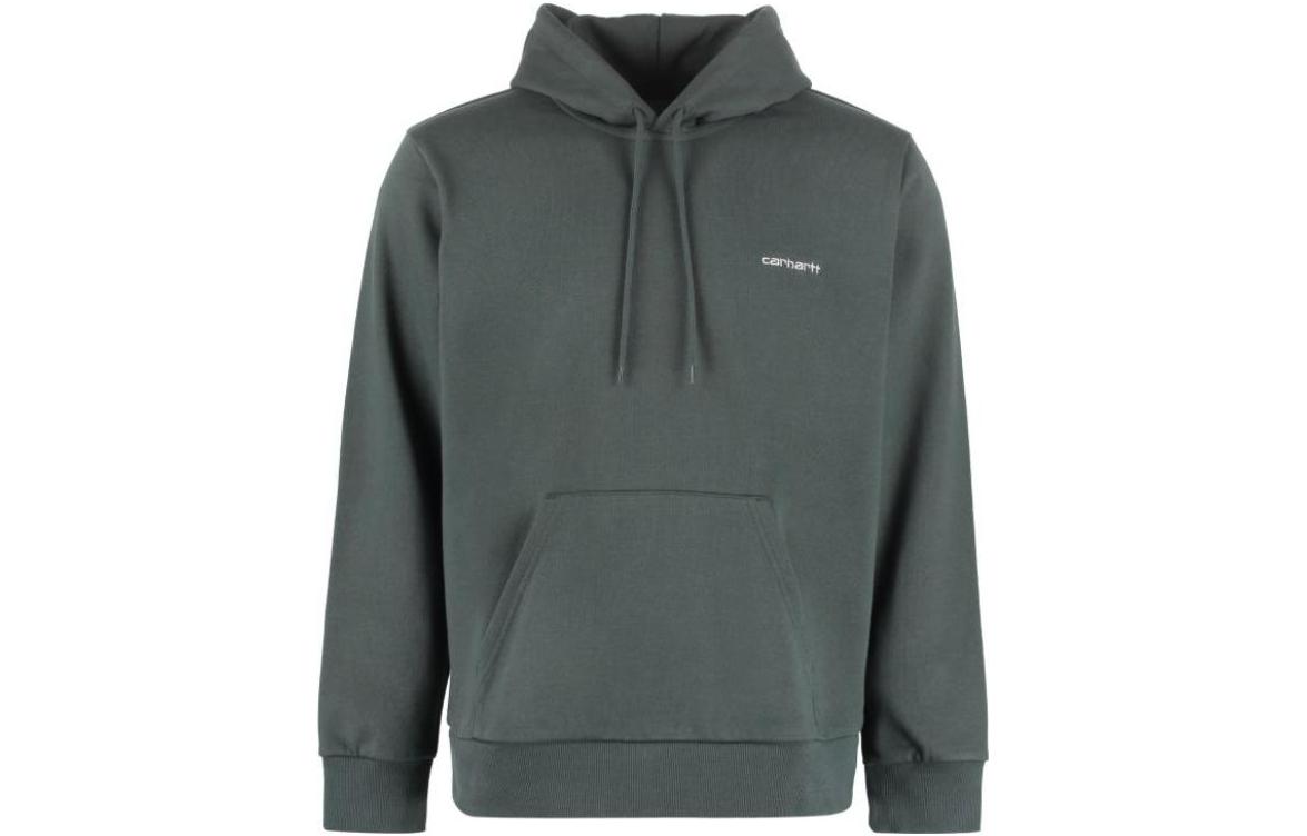 Carhartt WIP Solid Logo Hoodie Men’s Drawstring Heather Green I0289370PUXX