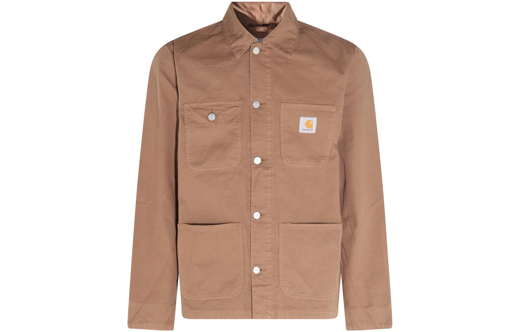 Carhartt WIP Solid Loose Fit Collar Jacket - Orange I024849BUFFALO