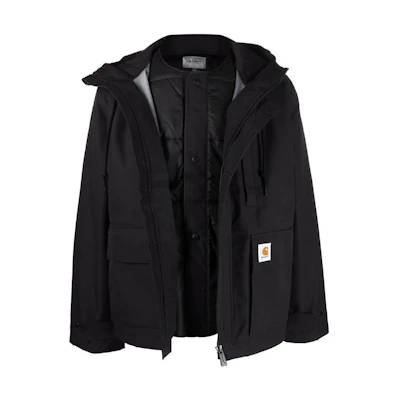 Carhartt WIP Solid Pocket Hooded Jacket Black I02945403BLACK