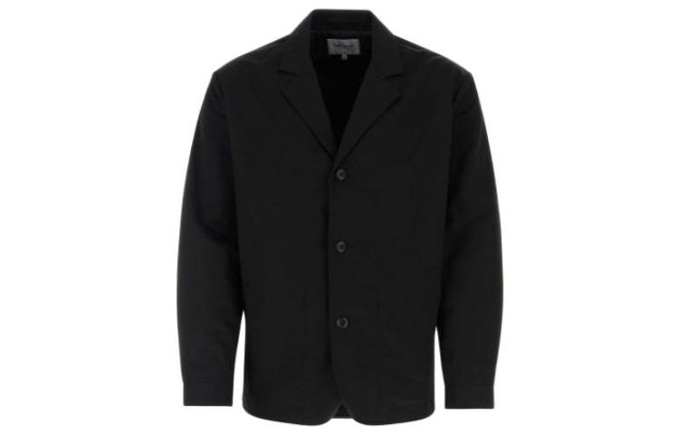 Carhartt WIP Solid Single-Breasted Fitted Jacket Black Long Sleeve I031477-89-02