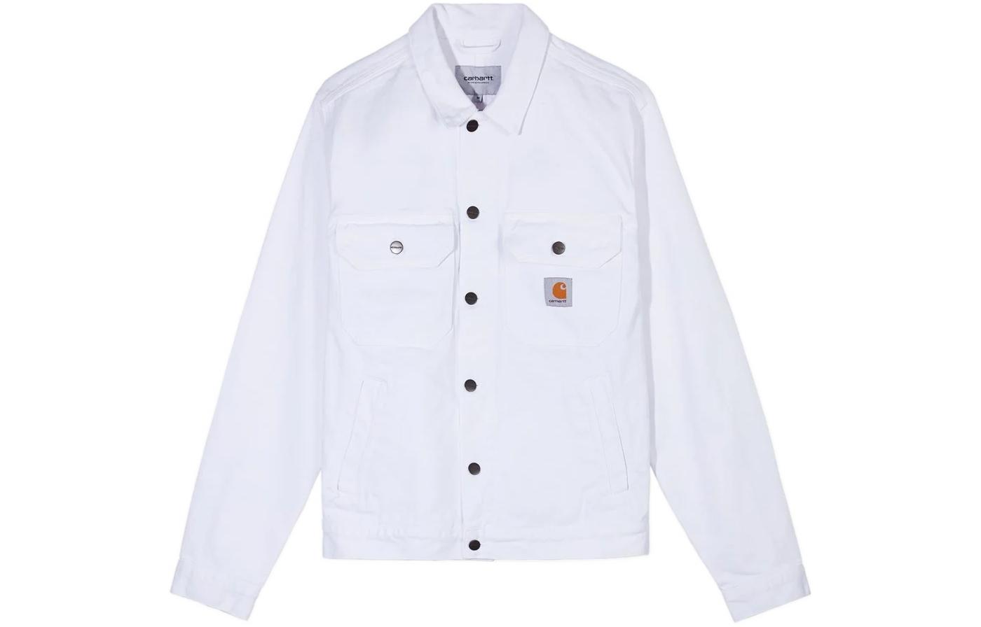 Carhartt WIP Solid White Collared Jacket I029150-02-WD