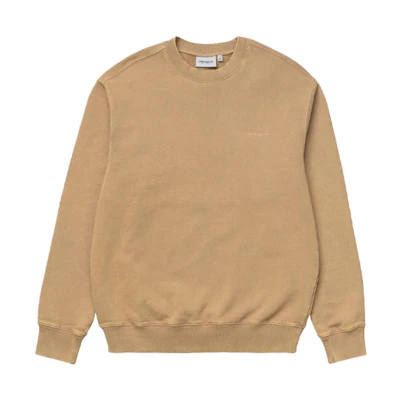 Carhartt WIP SS21 Casual Crewneck Long Sleeve Sweatshirt Khaki - I028585-07E-00