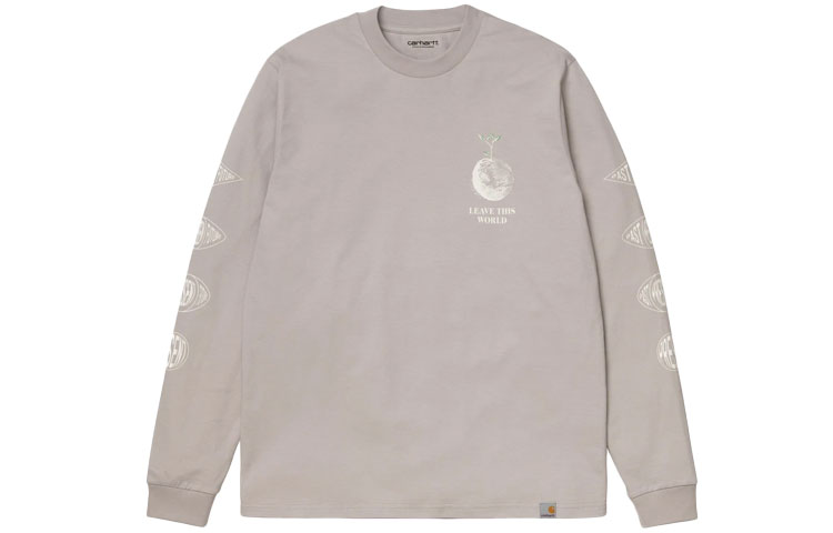 Carhartt WIP SS21 Crewneck Sweatshirt with Sleeve Print Glaze Color I029060-0AA-00