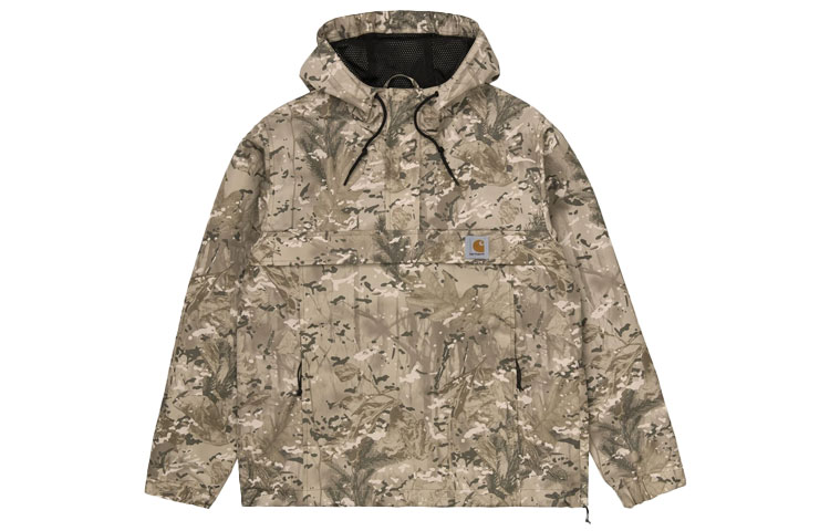 Carhartt WIP SS21 Half-Zip Hooded Jacket Floral I027782-0BW-00