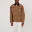 Shop Carhartt WIP Jaket Michigan Cokelat Kerah Corduroy Workwear Pria Gaya Retro SS21 I026480-HZ-02