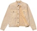 Shop Carhartt WIP SS21 Multicolor Denim Jacket Khaki I029150-07E-WD
