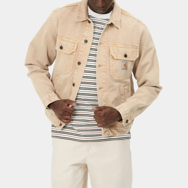 Sizing Carhartt WIP SS21 Multicolor Denim Jacket Khaki I029150-07E-WD