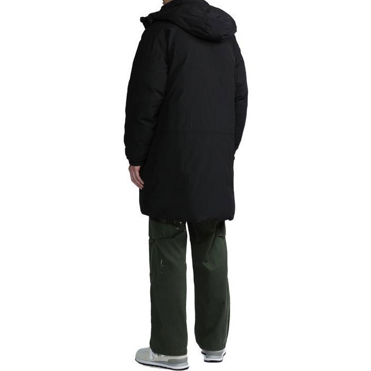 Purchase Carhartt WIP SS22  Black Cotton Logo Print Hoodie Jacket Winter. CHXOCA212003H-BKX