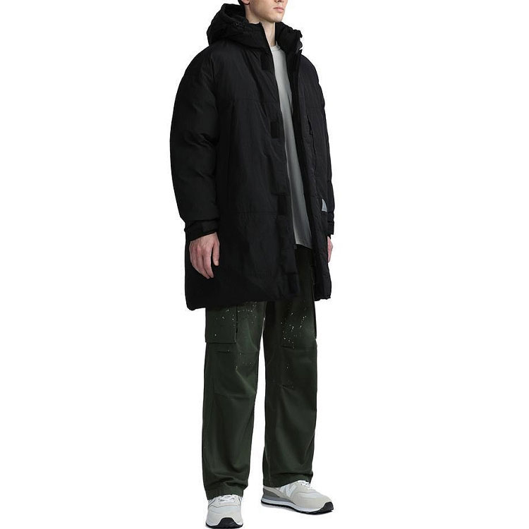 Details for Carhartt WIP SS22  Black Cotton Logo Print Hoodie Jacket Winter. CHXOCA212003H-BKX