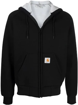 Carhartt WIP SS22 Black Zip-Up Hoodie I018044030GLXX Order Carhartt WIP SS22 Black Zip-Up Hoodie I018044030GLXX
