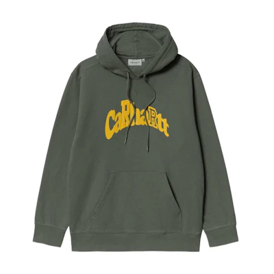 Carhartt WIP SS22 Amherst Letter Hoodie Unisex Green I030142-0SR-XX