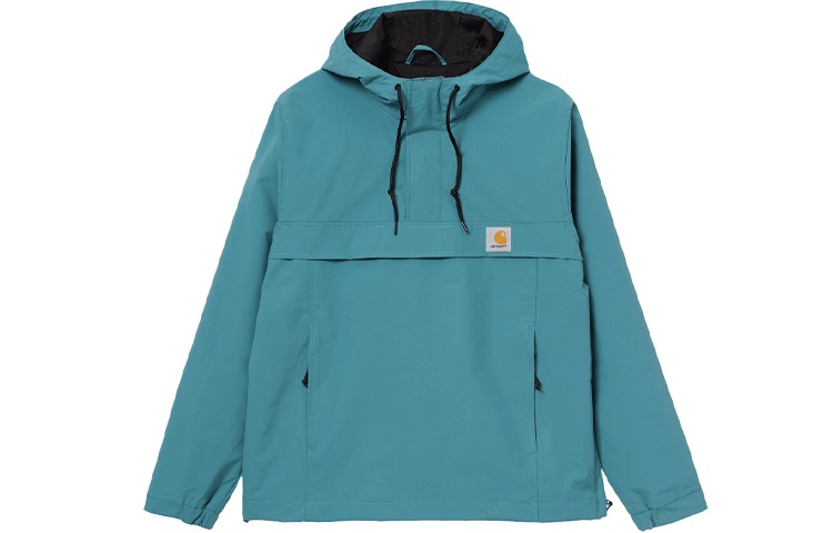 Carhartt WIP SS22 Blue Half-Zip Hooded Jacket I027782-0AC-00