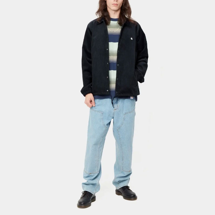 Carhartt WIP SS22 Corduroy Coach Jacket Casual Loose Fit Blue I028736-0CO-XX 圖 5