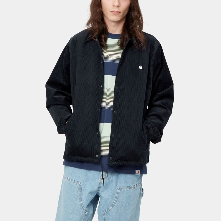 Carhartt WIP SS22 Corduroy Coach Jacket Casual Loose Fit Blue I028736-0CO-XX 圖 6