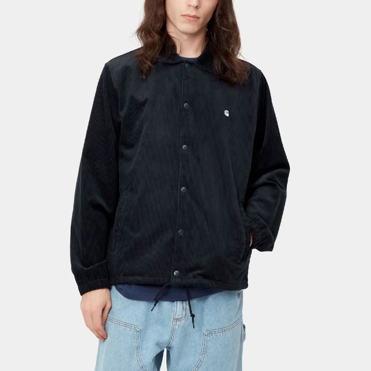 Carhartt WIP SS22 Corduroy Coach Jacket Casual Loose Fit Blue I028736-0CO-XX 圖 7