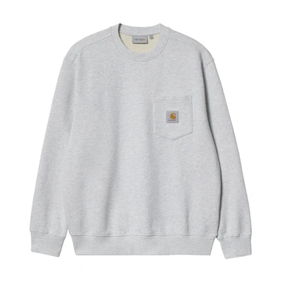 Carhartt WIP SS22 Crewneck Pullover Sweatshirt Men’s Grey I027681-482-XX