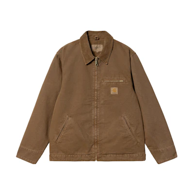 Carhartt WIP SS22 Detroit Jacket Brown Retro Workwear Bomber Style I026467-1EF-FH