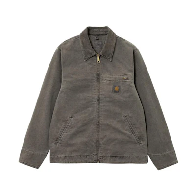 Carhartt WIP SS22 Detroit Jacket Gray - Retro Workwear Bomber Style Jacket I026467-00E-FH