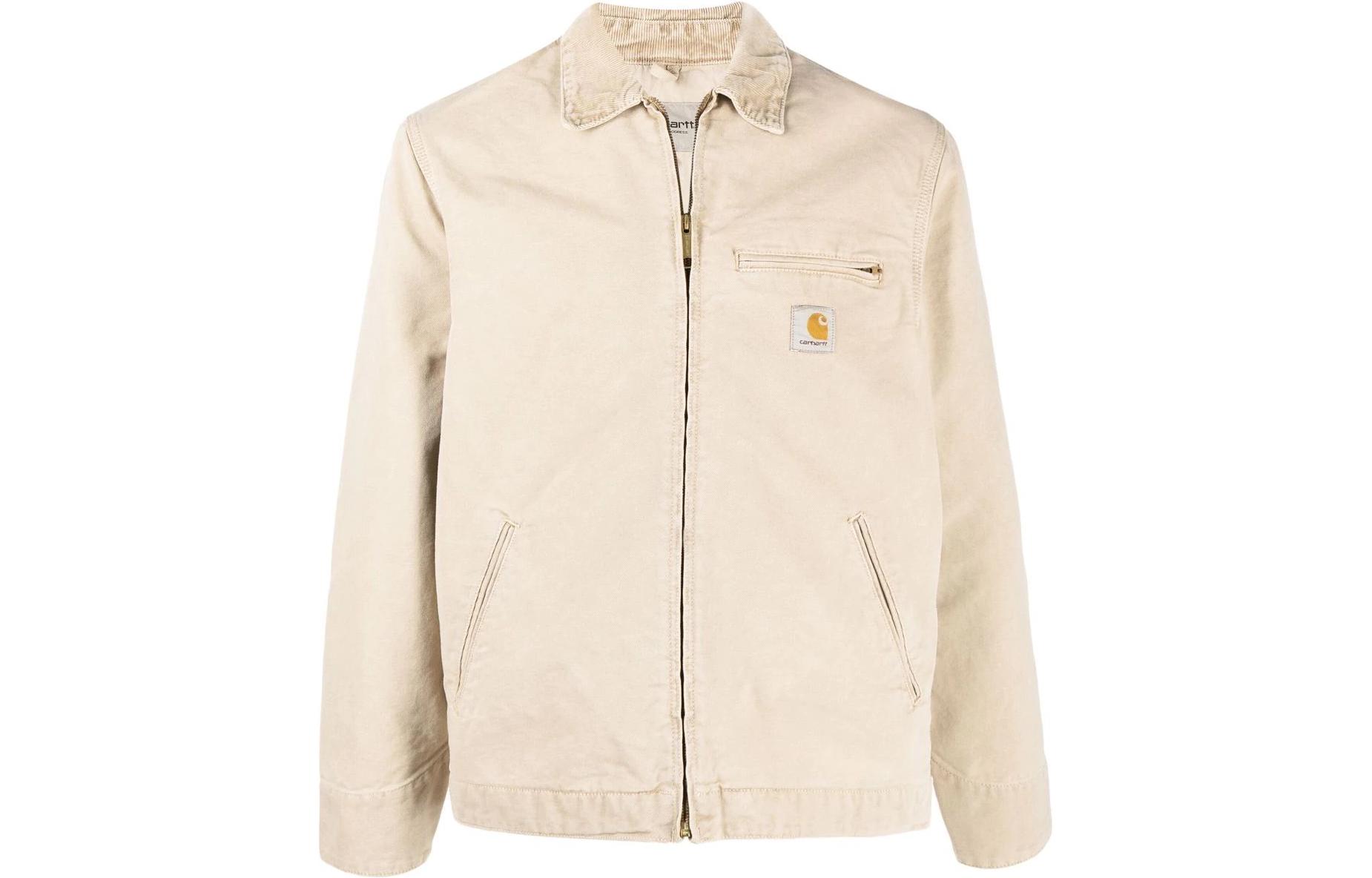 Carhartt WIP SS22 Detroit Jacket Men’s Plain Logo Zip Beige I0264670000MEFH