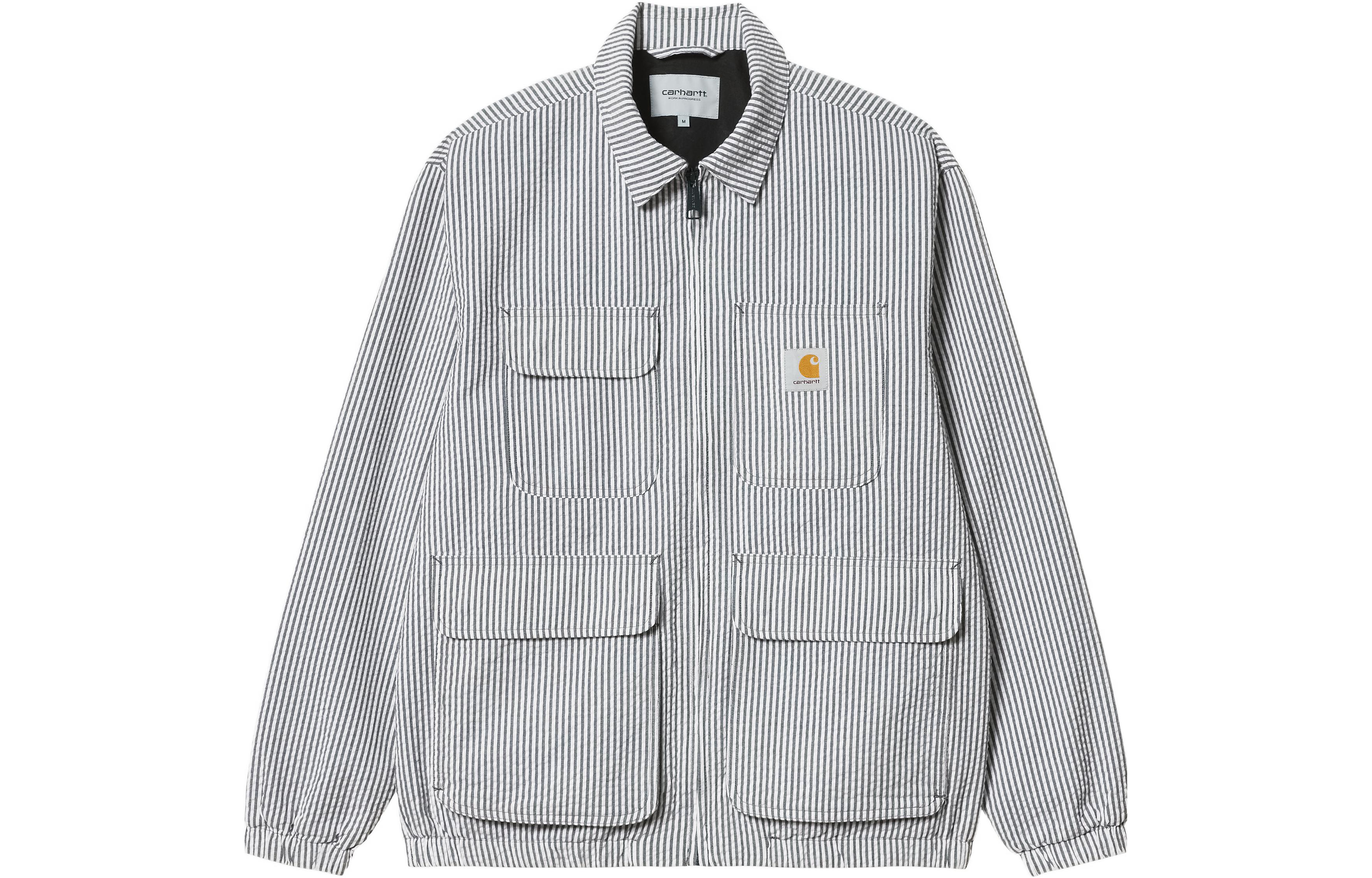 Carhartt WIP SS22 Dryden Striped Multi-Pocket Jacket Black/White Men’s I030024-0SL-XX