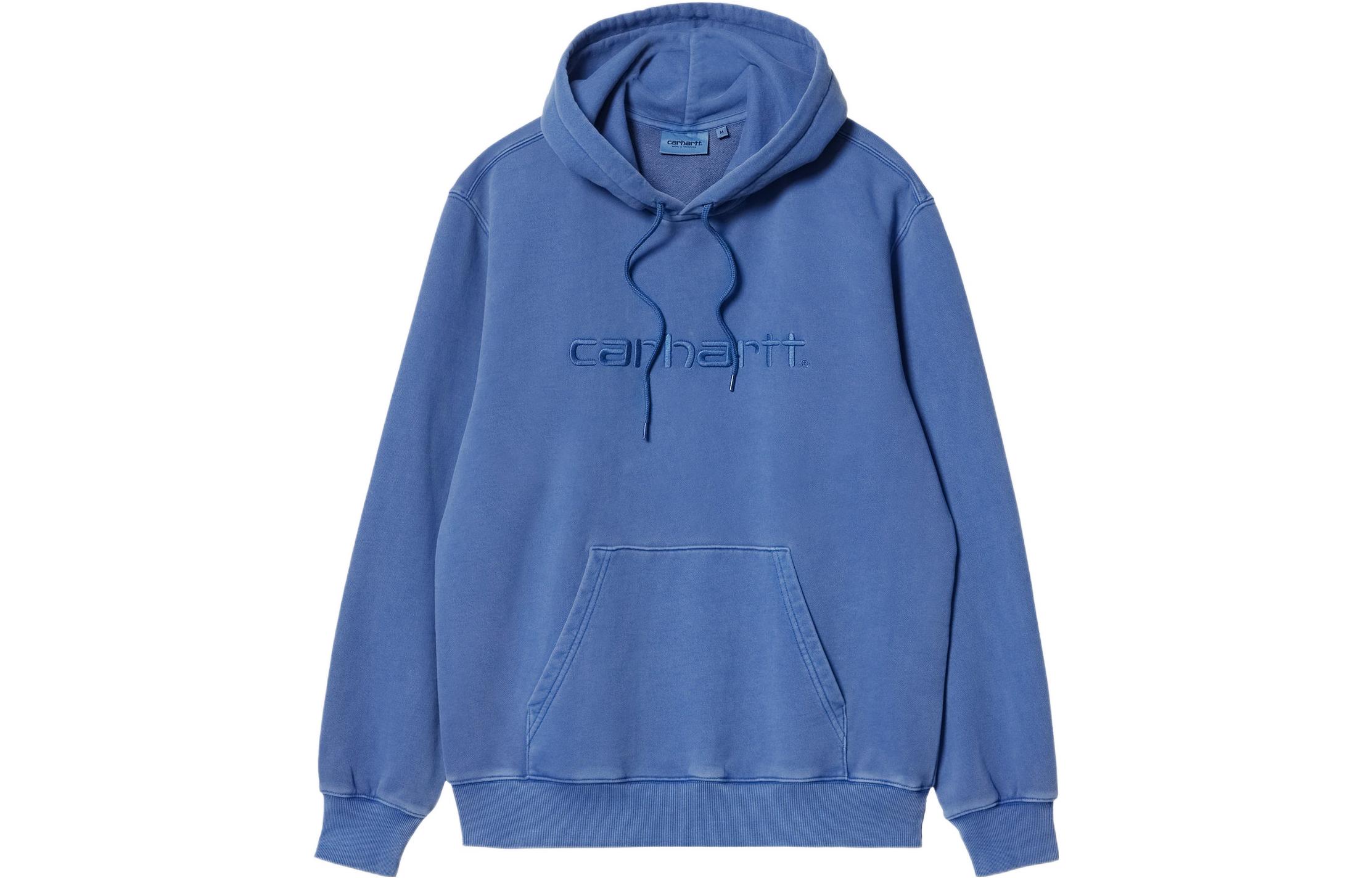 Carhartt WIP SS22 Embroidered Logo Hoodie Blue I030145-4T-XX