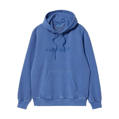 Carhartt WIP SS22 Embroidered Logo Hoodie Blue I030145-4T-XX