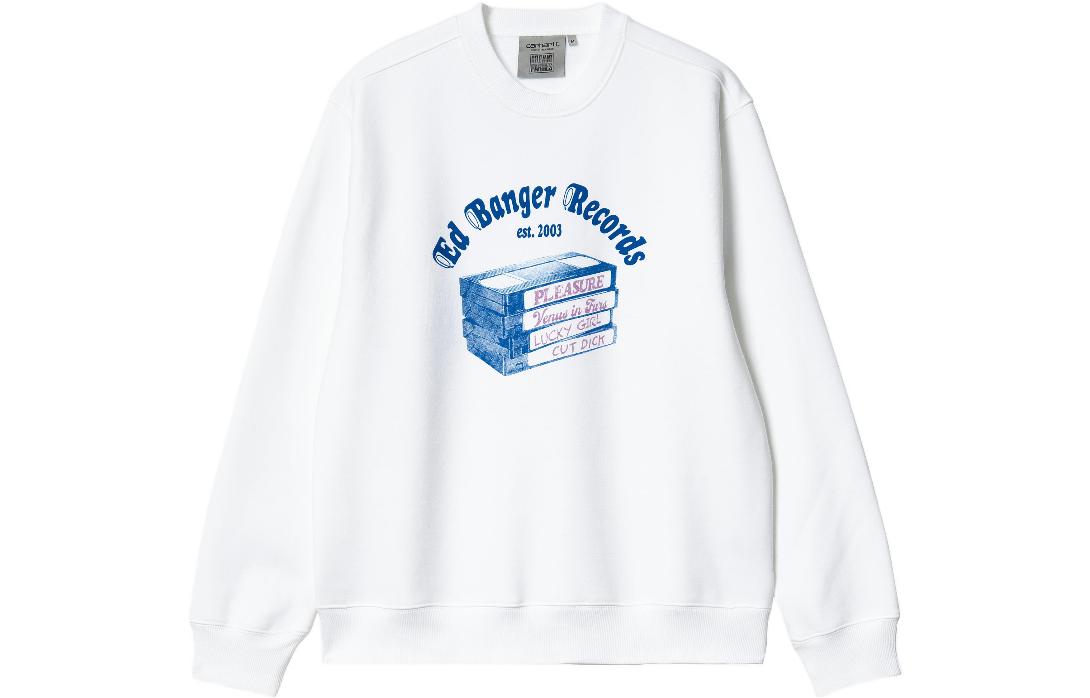 Carhartt WIP SS22 Graphic Print Loose Crewneck Sweatshirt White () I030600-02-XX