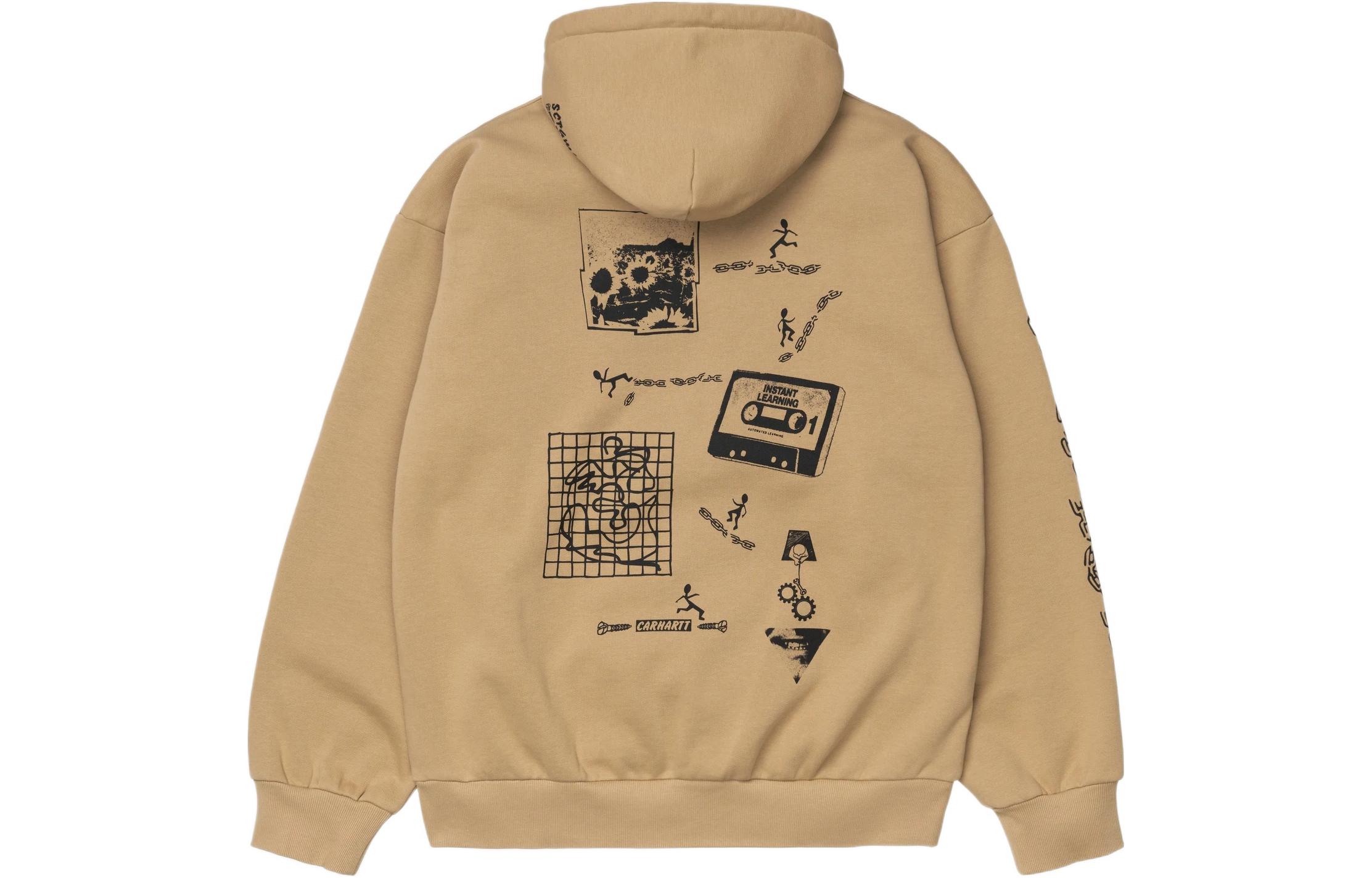 Carhartt WIP SS22 HD Scramble Sweat Logo Hoodie  Khaki. I029952-0IA-XX 圖 3