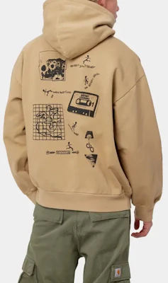 Carhartt WIP SS22 HD Scramble Sweat Logo Hoodie Khaki. I029952-0IA-XX Purchase Carhartt WIP SS22 HD Scramble Sweat Logo Hoodie Khaki. I029952-0IA-XX