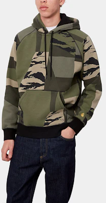 Carhartt WIP SS22 Hooded Chase Pullover Sweatshirt Hijau Army Colorblock I026384-0O7-XX Purchase Carhartt WIP SS22 Hooded Chase Pullover Sweatshirt Hijau Army Colorblock I026384-0O7-XX