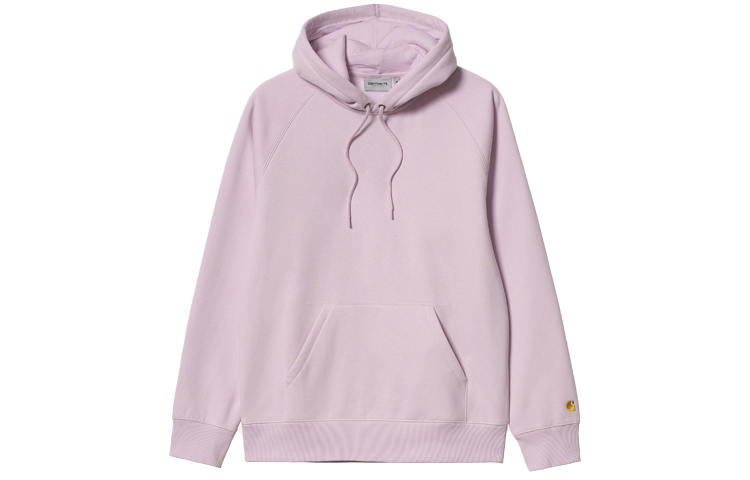 Carhartt WIP SS22 Hooded Chase Sweatshirt Pink Pullover Hoodie I026384-0SG-XX