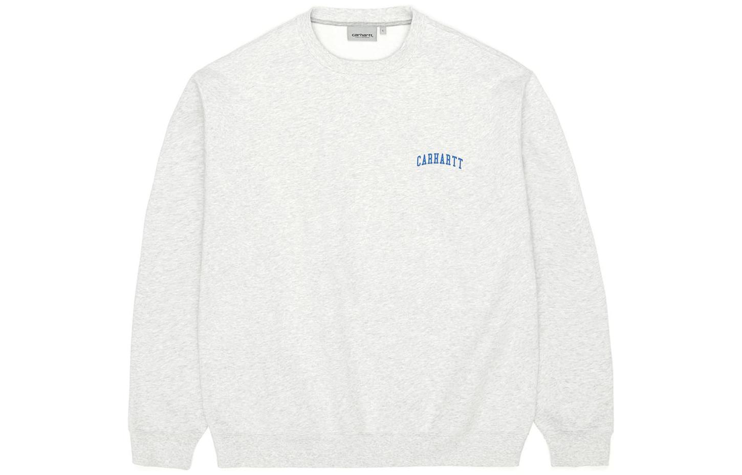 Carhartt WIP SS22 Logo Crewneck Sweatshirt Grey A221034-0013-01