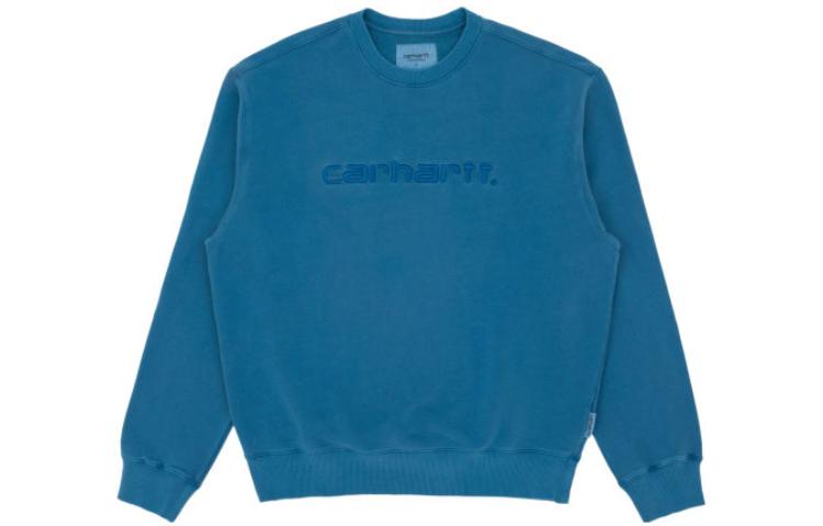 Carhartt WIP SS22 Logo Crewneck Sweatshirt Unisex - Lake Blue CHXSWA202007-FBLD